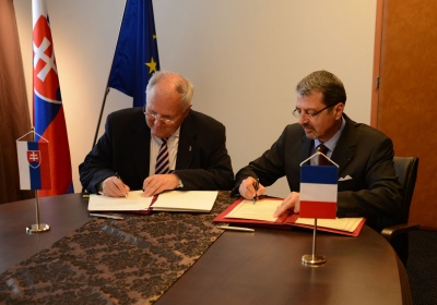 Prijatie francúzskeho veľvyslanca Jean-Marie Bruna na pôde ministerstva školstva
