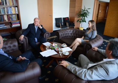 Minister školstva Dušan Čaplovič sa stretol s predsedom komisie športovcov SOV Jozefom Göncim