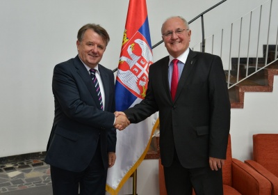 Minister školstva Dušan Čaplovič na zahraničnej pracovnej ceste v Srbsku