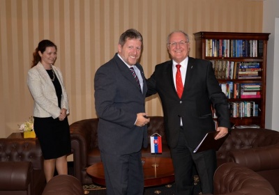 Minister Dušan Čaplovič prijal veľvyslancov Nemecka a Izraela v SR