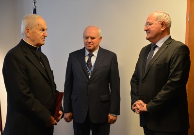 Minister Dušan Čaplovič udelil Veľkú medailu sv. Gorazda J. Em. Jozefovi kardinálovi Tomkovi