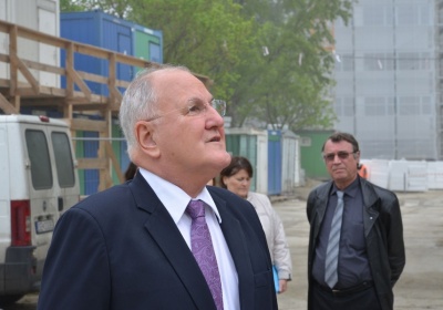 Minister školstva Dušan Čaplovič navštívil stavbu Univerzitného vedeckého parku pre biomedicínu