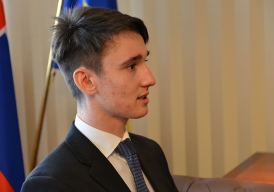 Minister školstva Dušan Čaplovič prijal úspešného mladého vedca Martina Ferianca