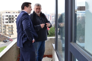 Minister Juraj Draxler na návšteve priestorov FMFI UK v Bratislave