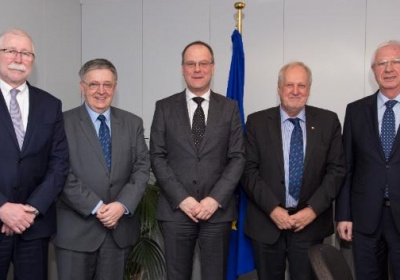 Stretnutie predsedov akadémií vied V4 v Bruseli