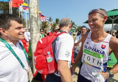 Olympijskému víťazovi M. Tóthovi zablahoželal osobne aj minister Peter Plavčan