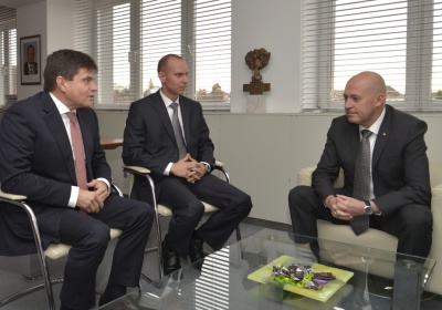 Minister Peter Plavčan prijal nového prezidenta SOV Antona Siekela