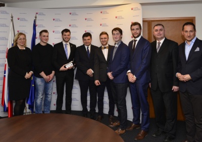 Na ministerstvo zavítali finalisti celoslovenskej súťaže Študentská podnikateľská cena