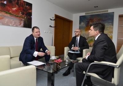 Minister Peter Plavčan prijal prezidenta Slovenskej rektorskej konferencie