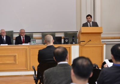 Minister Peter Plavčan sa zúčastnil na otvorení seminára o spolupráci SAV s partnermi zo Singapuru