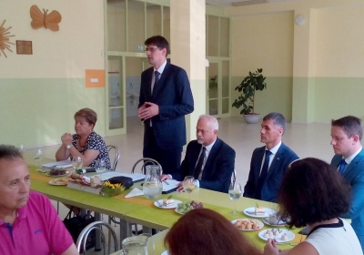 Štátny tajomník Peter Krajňák sa zúčastnil na pracovnej porade vedúcich odborov školstva OÚ v sídle kraja