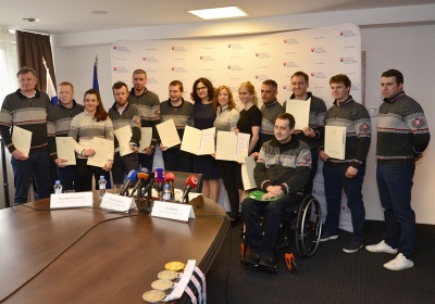 Ministerka školstva Martina Lubyová dnes ocenila našich úspešných paralympionikov