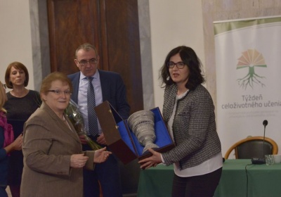 Ministerka školstva po prvýkrát oceňovala prácu v oblasti celoživotného vzdelávania