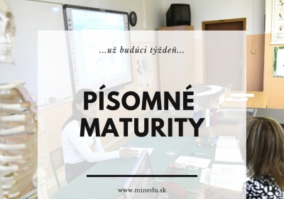 Budúci týždeň sa uskutočnia písomné maturity