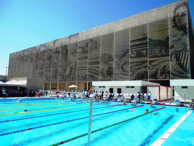 Kryté Olympijské aquatické centrum v Riu