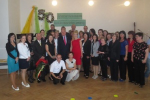 Minister školstva Dušan Čaplovič na oslavách 50. výročia vzniku Základnej školy v obci Bystré