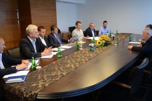 Minister školstva Dušan Čaplovič prijal ministra životného prostredia SR Petra Žigu
