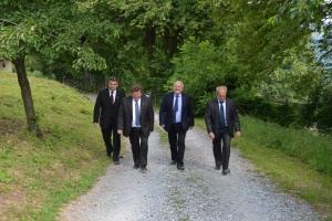 Minister Dušan Čaplovič na cyrilometodských oslavách na hrade Branč