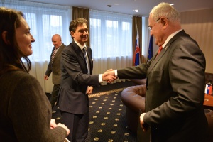 Minister Dušan Čaplovič prijal veľvyslanca Talianskej republiky na Slovensku Roberta Martiniho