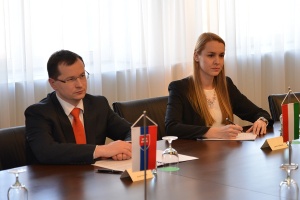 Prijatie talianskeho veľvyslanca v SR J.E. Roberta Martiniho a riaditeľky Talianskeho kultúrneho inštitútu v Bratislave pani Antonie Grandeovej