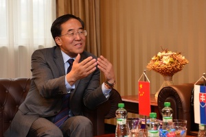 Prijatie J. E., veľvyslanca Čínskej ľudovej republiky na Slovensku
PAN WEIFANG-a
