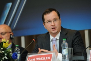 Minister Juraj Draxler na konferencii TOP manažment a slávnostnom obede s futbalovou reprezentáciou