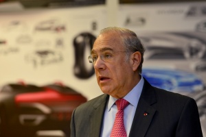 Generálny tajomník OECD J. E. José Angel Gurría a minister školstva Juraj Draxler na návšteve Vysokej školy výtvarných umení v Bratislave