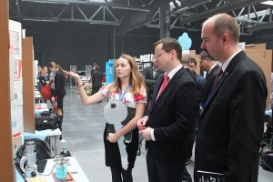 Návšteva ministra na súťaži Amavet.