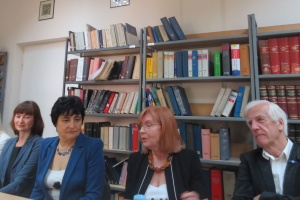 Návšteva katedry slovakistiky v Institute slavistiky. 