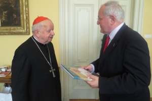 Stretnutie s krakovským arcibiskupom kardinálom S. Dziwiszom.