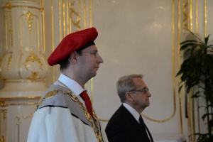 Jozef Habánik z Trenčianskej univerzity A. Dubčeka v Trenčíne a Juraj Stern z Vysokej školy Goethe Uni Bratislava v Bratislave