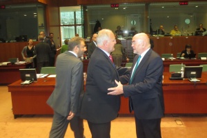 Minister školstva Dušan Čaplovič a minister školstva Írska Ruairi Quinn.